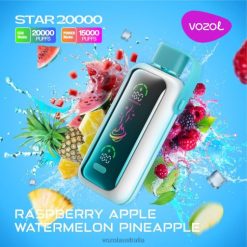 VOZOL STAR 20000 RASPBERRY APPLE WATERMELON PINEAPPLE - 242TL413 VOZOL Flavors Review