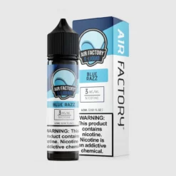Air Factory Blue Razz 60ml E-Juice - Icy Sweet Taffy