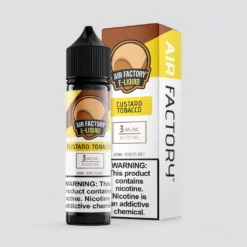 Air Factory Custard Tobacco 60ml 70/30 Vape Juice