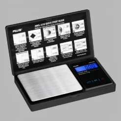 AWS 220G x 0.01G Black Portable Digital Scale