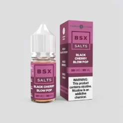 BSX Black Cherry Blow Pop Nic Salt E-Juice 30ml